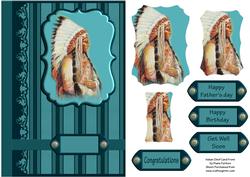 Indian Chief Card Front