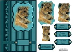 Lion Cub Card Front