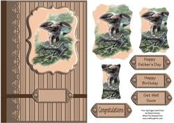 Tree Top Eagle Card Front