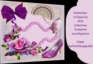 Romantic Roses Square Card Mini Kit