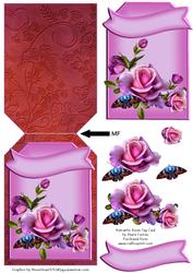 Romantic Roses Tag Card