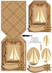 Sailing Tag Card