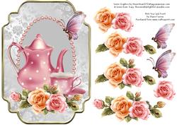 Pink Tea Card Front