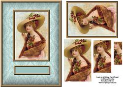 Lady in Waiting Card Front
