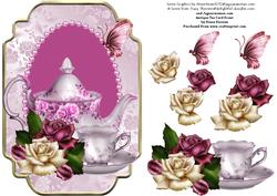 Antique Tea Card Front