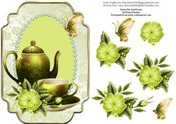 Green Tea Card Front