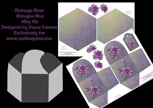 Heritage Rose Hexagon Box Mini Kit