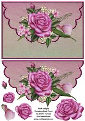 Pink Delights Envelope Card Front