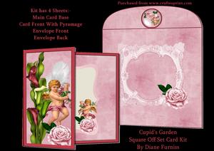Cupids Garden Square Off Set Card Kit