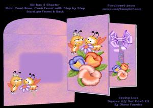 Spring Love Square Off Set Card Kit