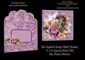 An English Lady 6 x 6 Square Shell Stacker Kit