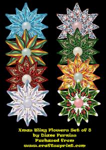 Christmas Bling Flowers Combo Kit