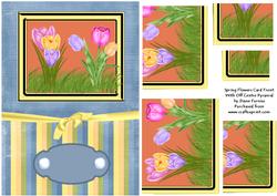 Spring Flowers Card Front