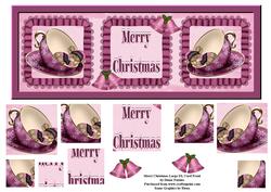 Merry Christmas Large Dl Card Front