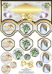 Wedding Scalloped Edge Card Front