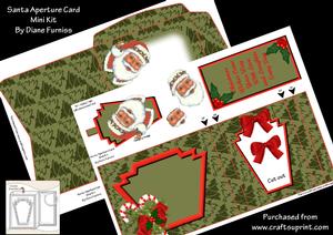 Santa Aperture Card Mini Kit