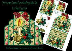 Christmas Candle Over the Edge Mini Kit