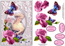 Antique Beauty Card Front