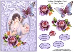 Vintage Beauty Card Front