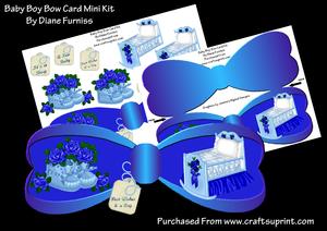 Baby Boy Bow Mini Kit