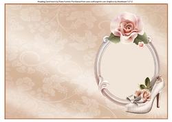 Wedding Card Insert