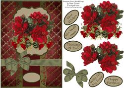 Romantic Roses Card Front