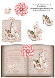 Wedding Book Style Card