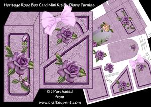 Heritage Rose Box Card Mini Kit