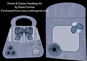 Denim & Dasies Handbag Card Kit