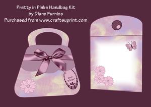 Pretty in Pinks Handbag Card Kit