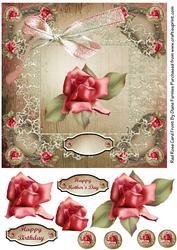 Red Rose Card Front