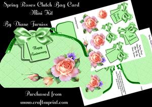 Spring Roses Clutch Bag Mini Kit