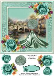 A Stroll by the River Card Front