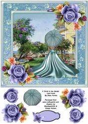 A Stroll in the Garden Card Front