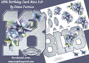 18th Birthday Card Mini Kit