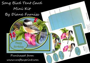 Song Bird Tent Card Mini Kit