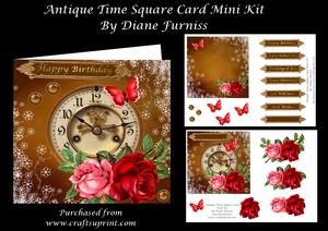 Antique Times Square Card Mini Kit