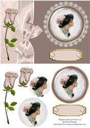 Elegant Lady Card Front (3)