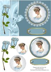 Elegant Lady Card Front (4)