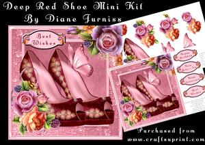 Deep Red Shoe Mini Kit
