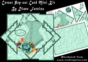 Corset Pop-out Card Mini Kit