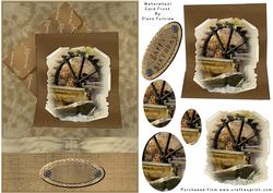 Water Wheel Card Front