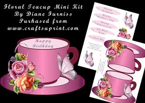 Floral Teacup Mini Kit