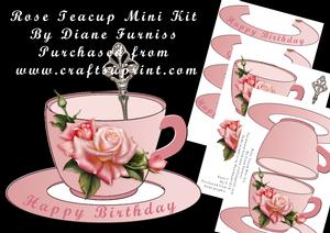 Rose Teacup Mini Kit