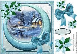 Winter Christmas Square Card