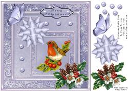 Christmas Robin Card Front