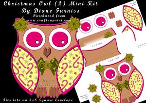 Christmas Owl (2) Mini Kit