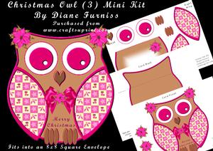 Christmas Owl (3) Mini Kit