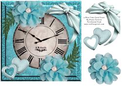 A Blue Time Card Front