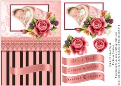 It's a Girl Card Front